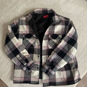 SUPREME quilted flannel jacket